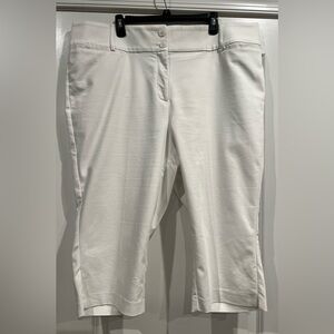 Lane Bryant White Allie Smart Stretch Crop Pants Size 20